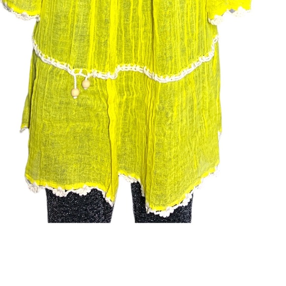 *NEW* COVER UP Beach Yellow One Size - Picture 6 of 16